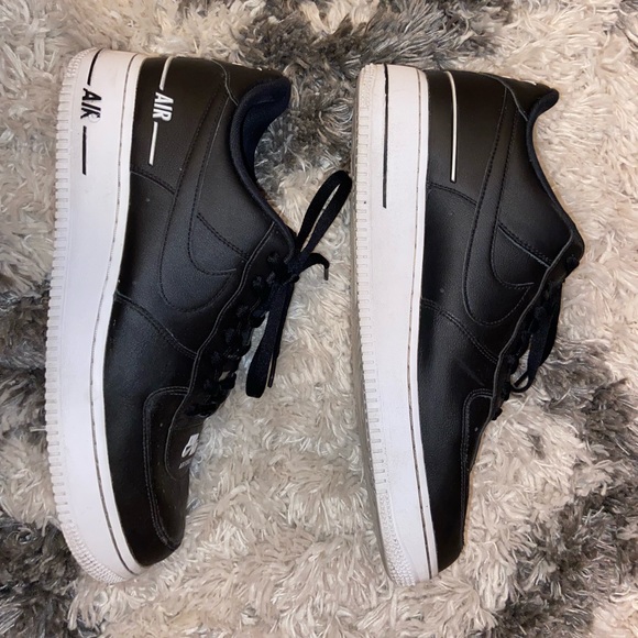 Men’s Air Force 1 Double Air Black and White Size 11 - Picture 3 of 11